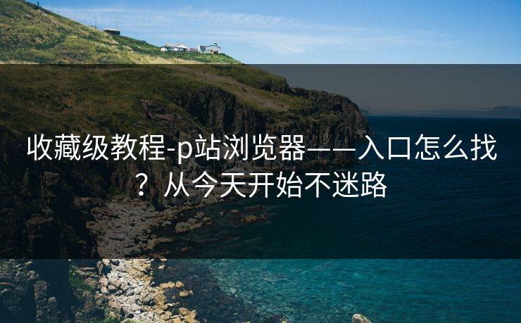 收藏级教程-p站浏览器——入口怎么找？从今天开始不迷路