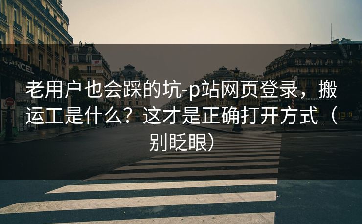 老用户也会踩的坑-p站网页登录，搬运工是什么？这才是正确打开方式（别眨眼）