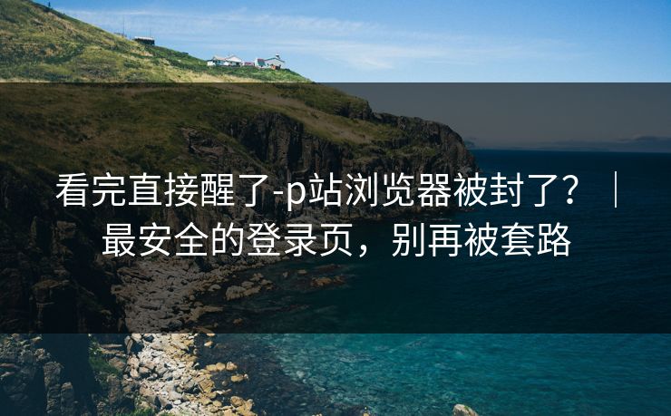 看完直接醒了-p站浏览器被封了？｜最安全的登录页，别再被套路